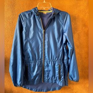 Xersion Active Blue Rain Jacket Women’s Size Small